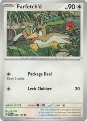 Scarlet & Violet 151 083/165 Farfetch'd