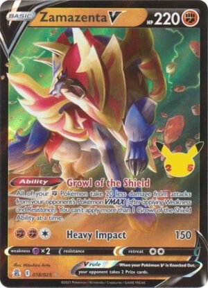 Celebrations 18/25 Zamazenta V (Half Art)