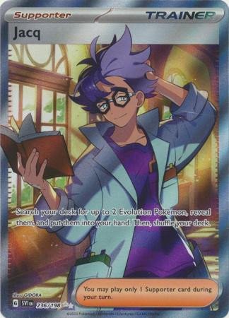 Scarlet & Violet (Base Set) 236/198 Jacq (Full Art)