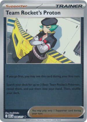 ME Ascended Heroes 208/217 Team Rocket's Proton (Reverse Holo)