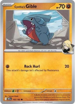 SV Destined Rivals 102/182 Cynthia's Gible (Non-Holo)