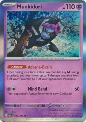 ME Ascended Heroes 099/217 Munkidori (Holo)