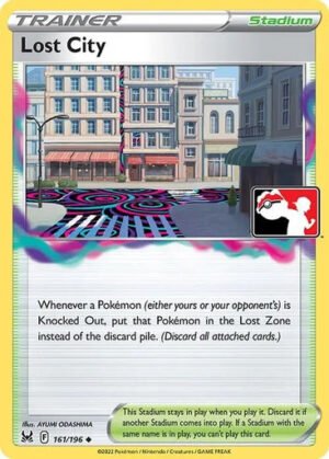 SWSH Lost Origin 161/196 Lost City (Prize Pack League Promo Non-Holo)