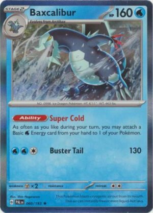 SV Paldea Evolved 060/193 Baxcalibur (Holo)