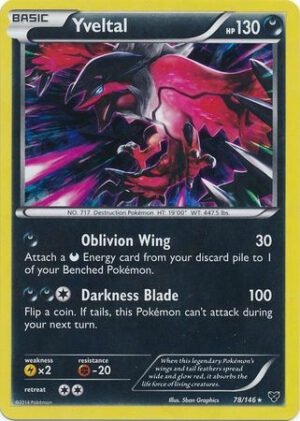 XY Base Set 78/146 Yveltal (Shatter Holo)