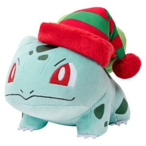 Pokemon 8-Inch Winter Bulbasaur with Holiday Hat Plush