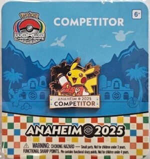 World Championships 2025 Anaheim Pikachu Varsity Jacket Pin Badge