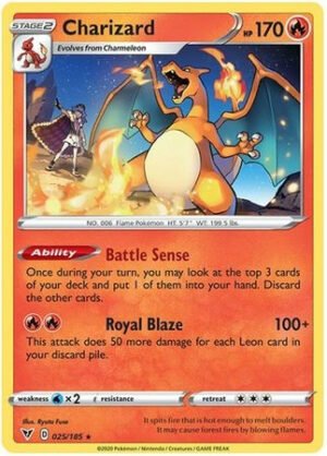 Vivid Voltage 025/185 Charizard (Non-Holo)