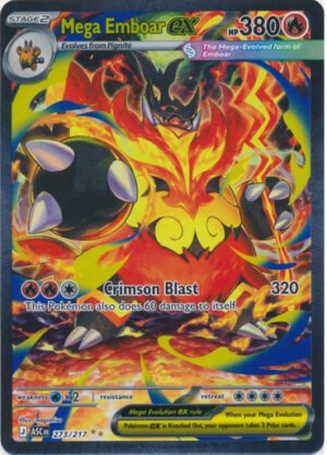 ME Ascended Heroes 273/217 Mega Emboar ex (Special Illustration Rare)
