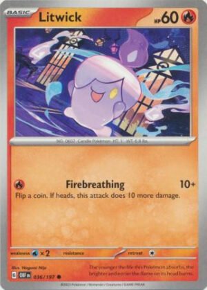 SV Obsidian Flames 036/197 Litwick