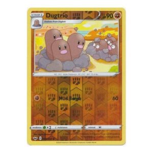 Sword & Shield (Base) 093/202 Dugtrio (Reverse Holo)