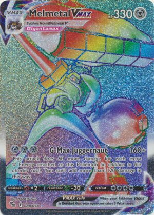 Pokemon GO 080/078 Melmetal VMAX (Rainbow Rare)