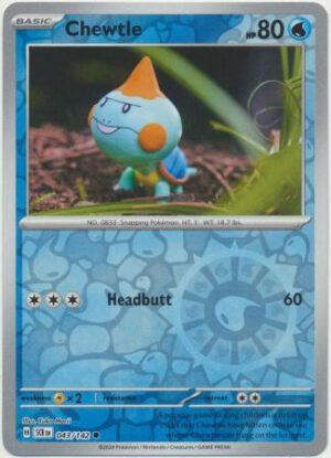 SV Stellar Crown 043/142 Chewtle (Reverse Holo)