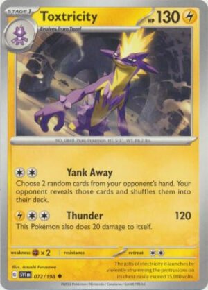 Scarlet & Violet (Base Set) 072/198 Toxtricity