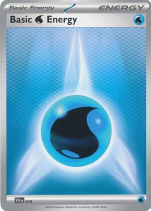 Scarlet & Violet SVE EN19 Basic Water Energy (Non-Holo)