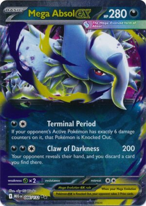 Mega Evolution 086/132 Mega Absol ex (Half Art)