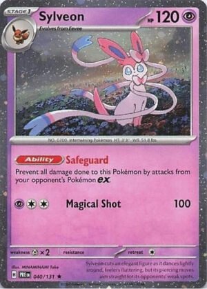 SV Prismatic Evolutions 040/131 Sylveon (Cosmo Holo)