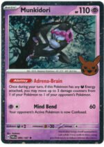 SV Twilight Masquerade 095/167 Munkidori (Pikachu Pumpkin Cosmo Holo Stamp)