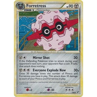 HS Undaunted 3/90 Forretress (Cosmo Holo)