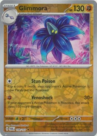 SV Twilight Masquerade 109/167 Glimmora (Reverse Holo)