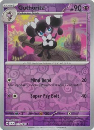 SV Paldea Evolved 091/193 Gothorita (Reverse Holo)