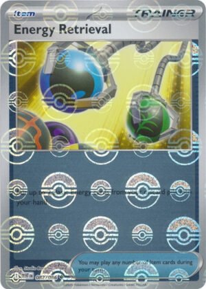 SV White Flare 082/086 Energy Retrieval (POKE BALL Reverse Holo)