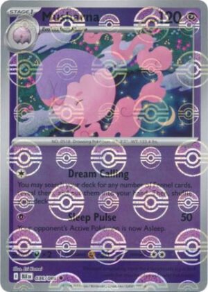 SV Black Bolt 036/086 Musharna (POKE BALL Reverse Holo)
