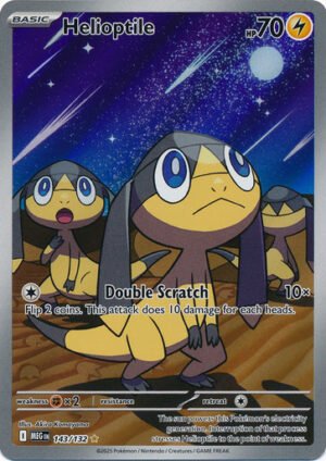 Mega Evolution 143/132 Helioptile (Illustration Rare)