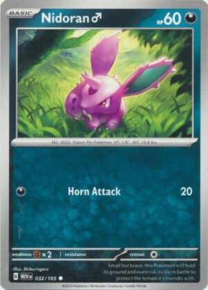 Scarlet & Violet 151 032/165 Nidoran (m)