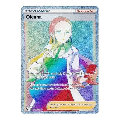 Rebel Clash 202/192 Oleana (Rainbow Rare)