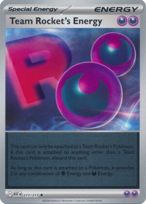 ME Ascended Heroes 217/217 Team Rocket's Energy (Reverse Holo)