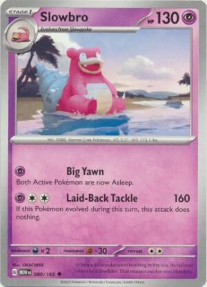 Scarlet & Violet 151 080/165 Slowbro