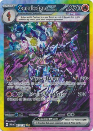 SV Prismatic Evolutions 147/131 Ceruledge ex (Alternative Art, Full Art)