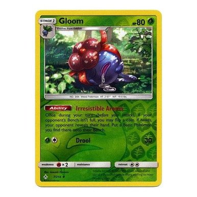 SM Unbroken Bonds 007/214 Gloom (Reverse Holo)