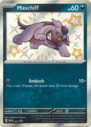 Scarlet & Violet Promo SVP071 Maschiff (Holo Shiny)