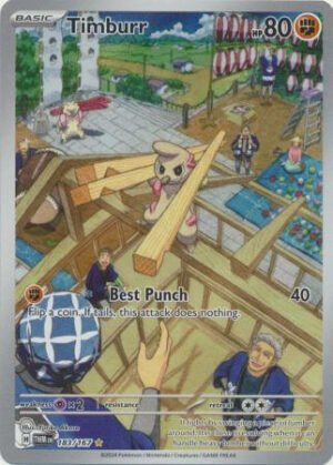SV Twilight Masquerade 183/167 Timburr (Illustration Rare)
