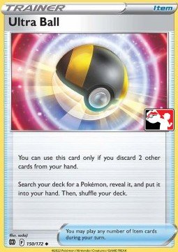 Brilliant Stars 150/172 Ultra Ball (Prize Pack League Promo Non-Holo)