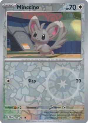 SV Journey Together 125/159 Minccino (Reverse Holo)