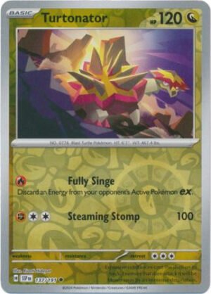 SV Surging Sparks 137/191 Turtonator (Reverse Holo)