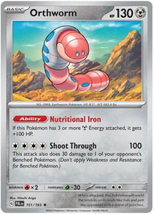 SV Paldea Evolved 151/193 Orthworm (Non-Holo)