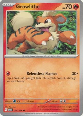 Scarlet & Violet (Base Set) 030/198 Growlithe