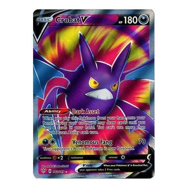 Darkness Ablaze 182/189 Crobat V (Full Art)