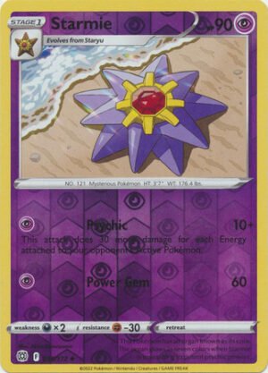 Brilliant Stars 055/172 Starmie (Reverse Holo)