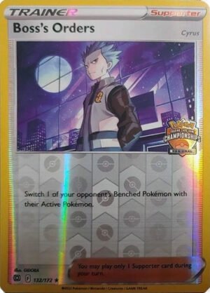 Brilliant Stars 132/172 Boss's Orders [Cyrus] (Regional League Promo)