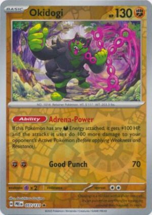 SV Prismatic Evolutions 057/131 Okidogi (Reverse Holo)