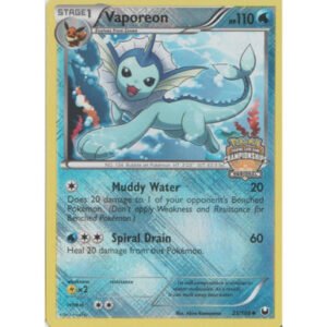 Dark Explorers 25/108 Vaporeon (REGIONAL League Promo)