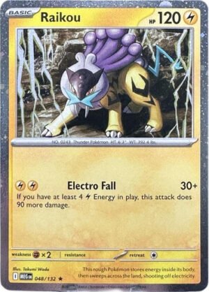 Mega Evolution 048/132 Raikou (Cosmo Holo)