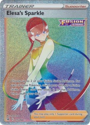 Fusion Strike 275/264 Elesa's Sparkle (Rainbow Rare)