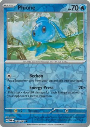 SV Twilight Masquerade 055/167 Phione (Reverse Holo)