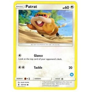 SM Guardians Rising 107/145 Patrat (Trainer Kit Alolan Ninetales #16)
